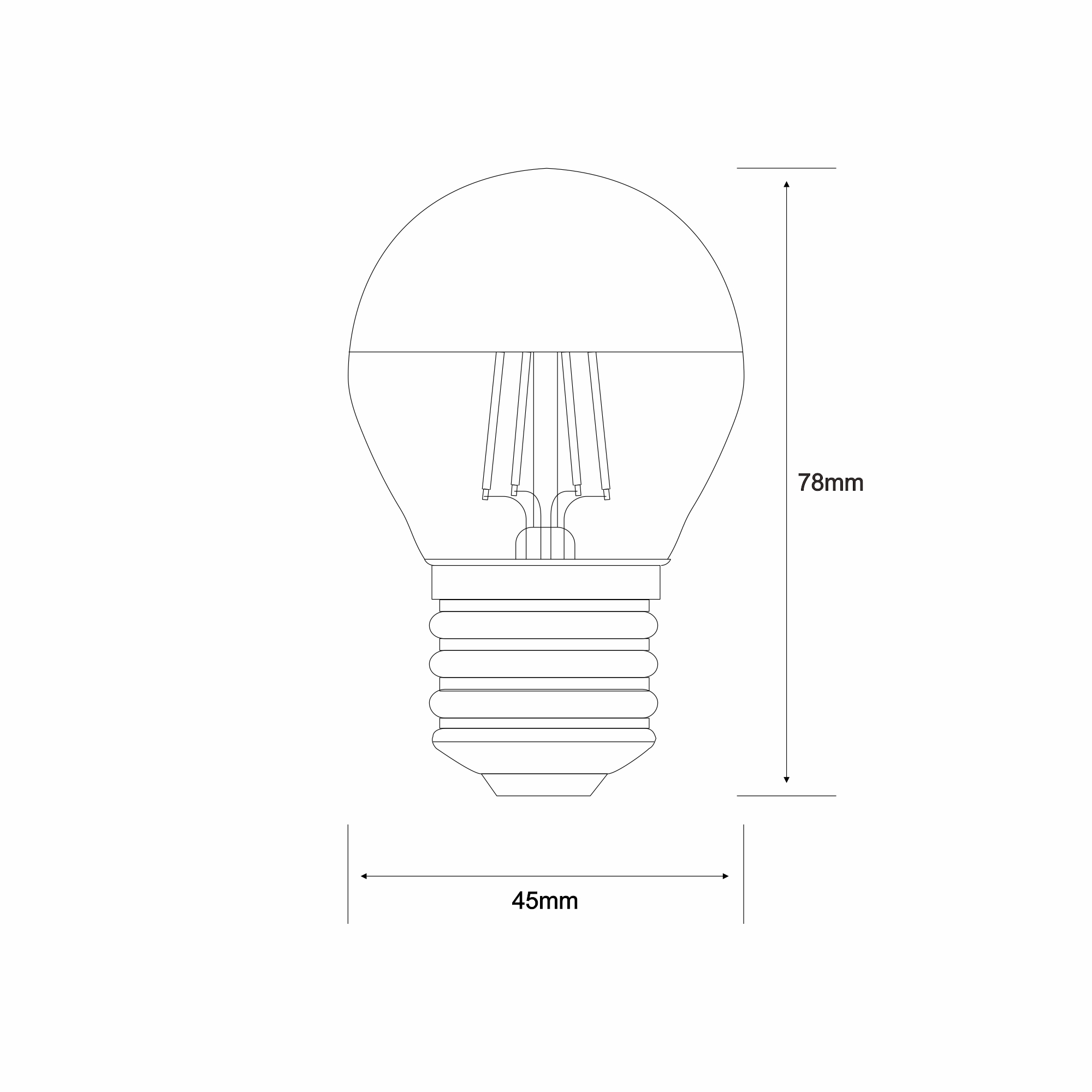 Classic Style LED Lamps Luxram Golf Ball